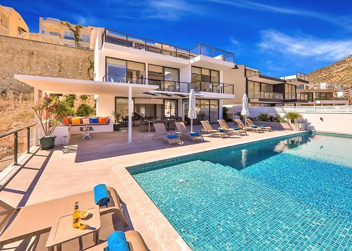 Luxury 5 Bedroom Villa With Heated Infinity Pool & Amazing Sea Views Kas