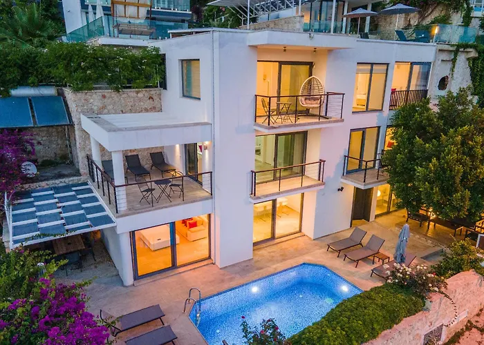 Private Luxus Villa Skyla Mit 5 Schlafzimmern & Meer-Blick Kas